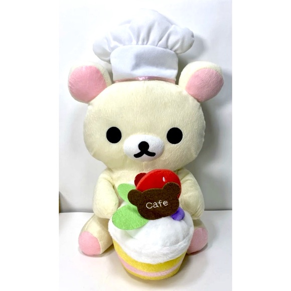 Sanrio Toys Rilakkuma Korilakuma 8 Plush Stuffed Animal With Chef